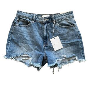 NWT KANCAN Ultra High Rise Mom Shorts 3" Jean Shorts Size 11/29